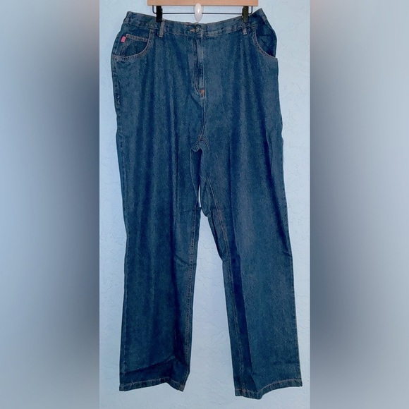 Woman Within Dark Blue Classic Fit Jeans, Size 24T (NWOT) - Picture 1 of 7